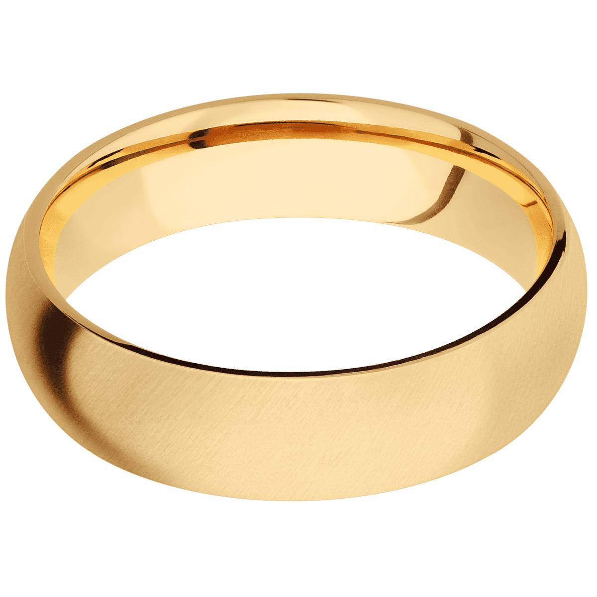 14K Yellow Gold + Anglesatin Finish
