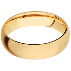 14K Yellow Gold + Anglesatin Finish