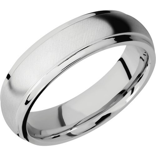 14K White Gold + Anglesatin , Polish Finish