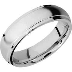 14K White Gold + Anglesatin , Polish Finish