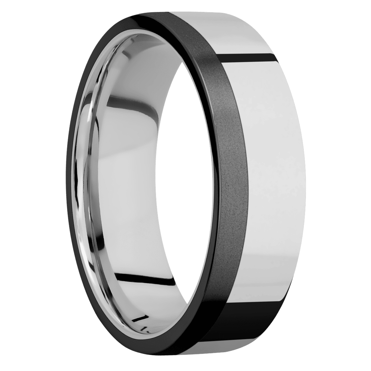 Palladium Silver + Polish Finish