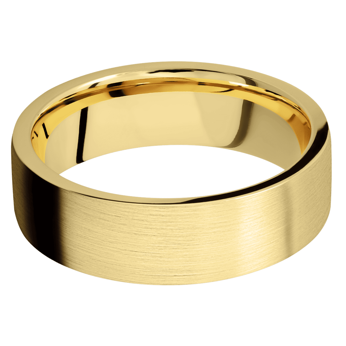 22K Yellow Gold + Satin Finish
