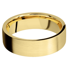 22K Yellow Gold + Satin Finish