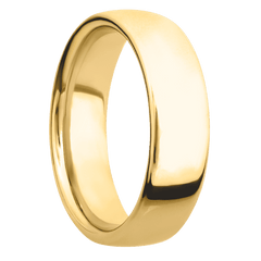 18K Yellow Gold + Polish Finish
