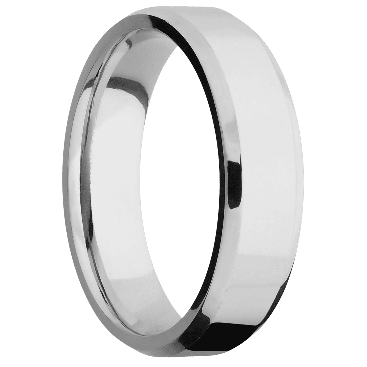 14K White Gold + Polish , Polish Finish