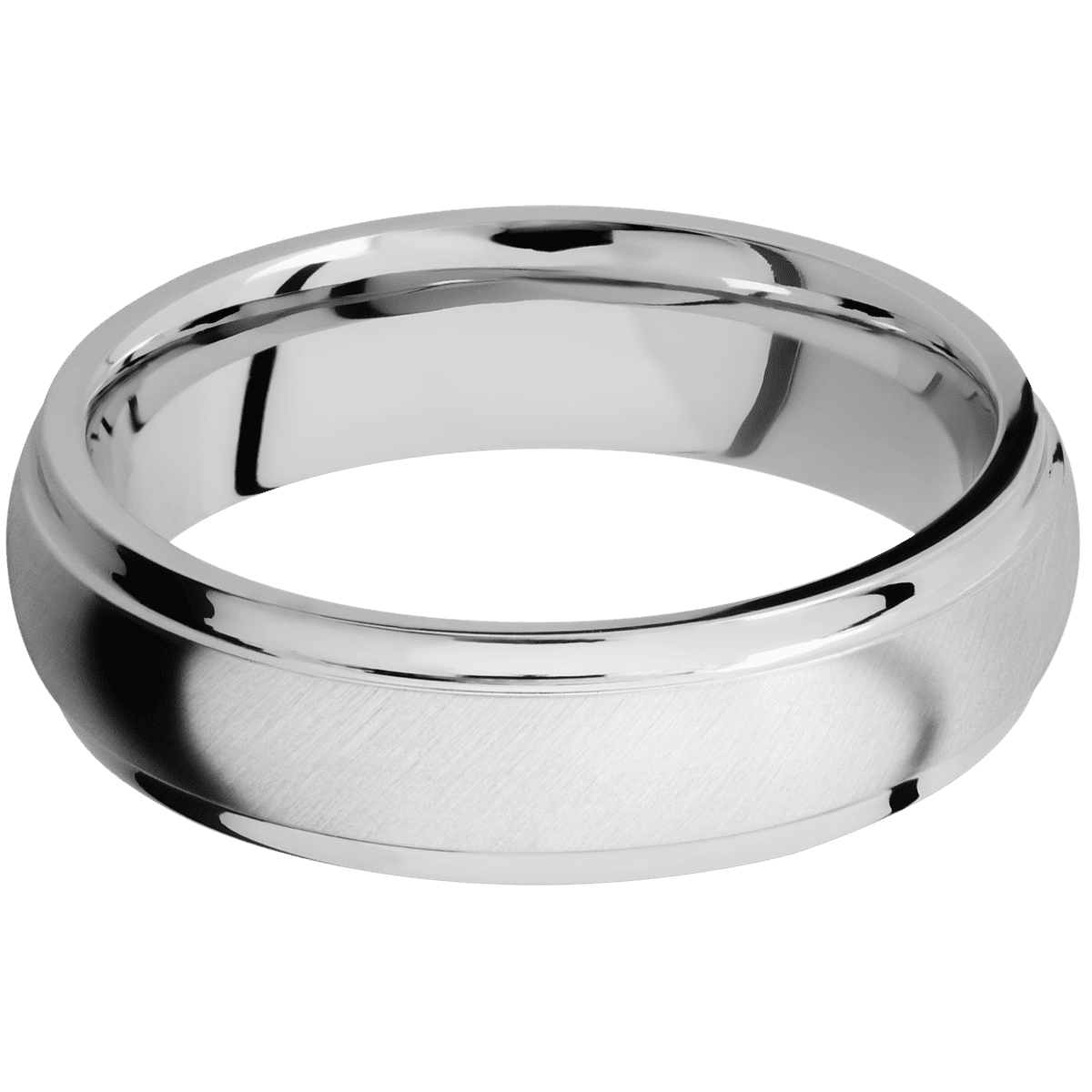 14K White Gold + Anglesatin , Polish Finish