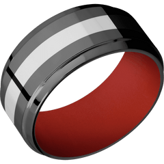 Zirconium + Polish , Polish Finish + Red Apple