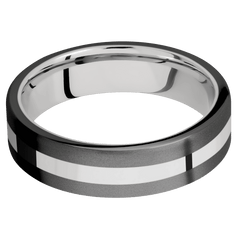 Zirconium + Bead Finish + Palladium Silver