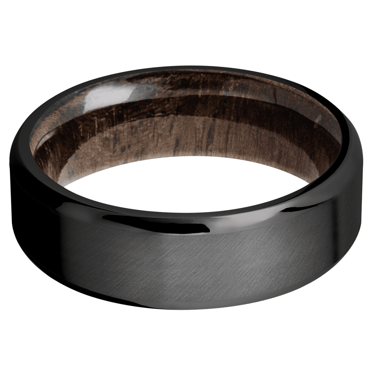 Zirconium + Anglesatin , Polish Finish + Walnut