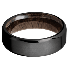 Zirconium + Anglesatin , Polish Finish + Walnut