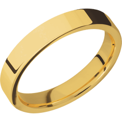 18K Yellow Gold + Polish Finish