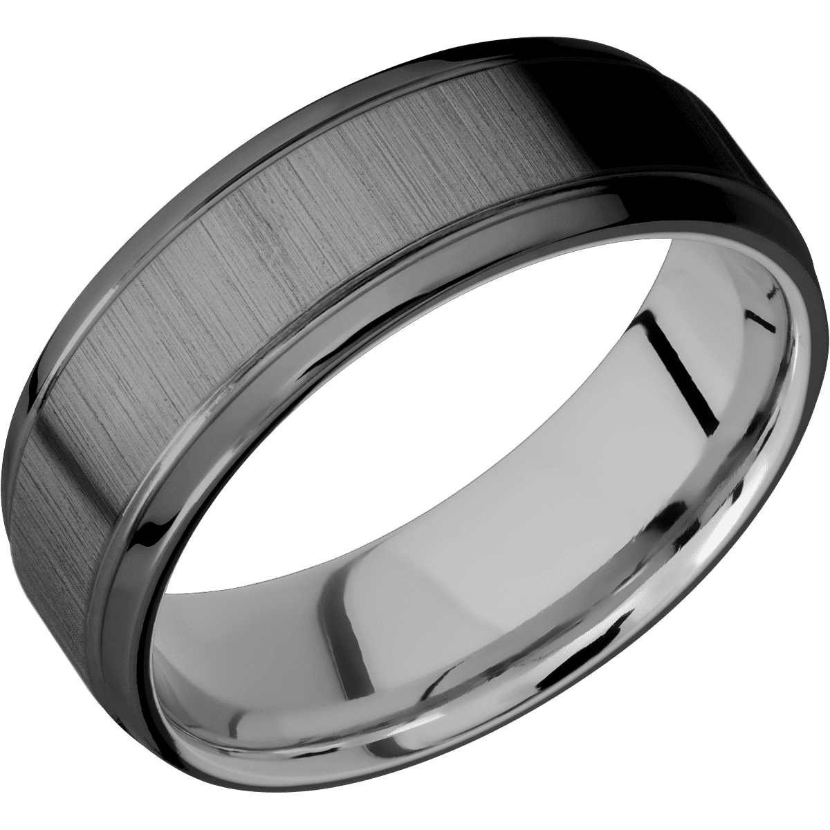 Zirconium + Crosssatinblack , Polish Finish + Titanium