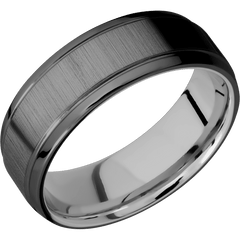 Zirconium + Crosssatinblack , Polish Finish + Titanium