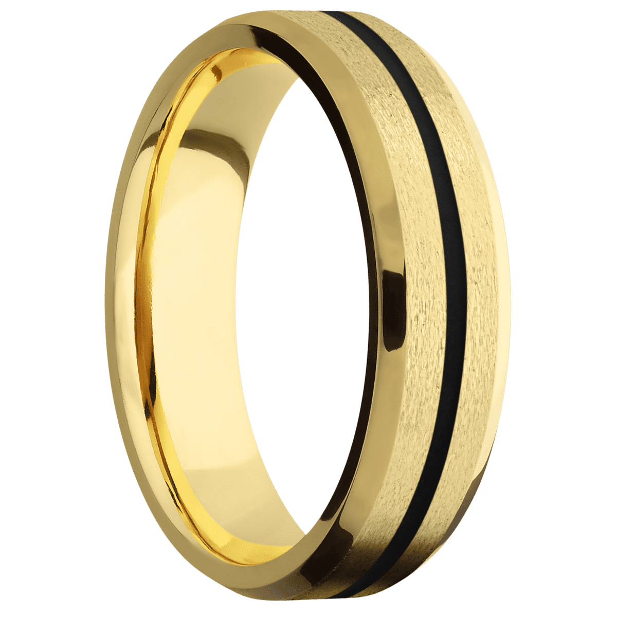 10K Yellow Gold + Stone , Polish Finish