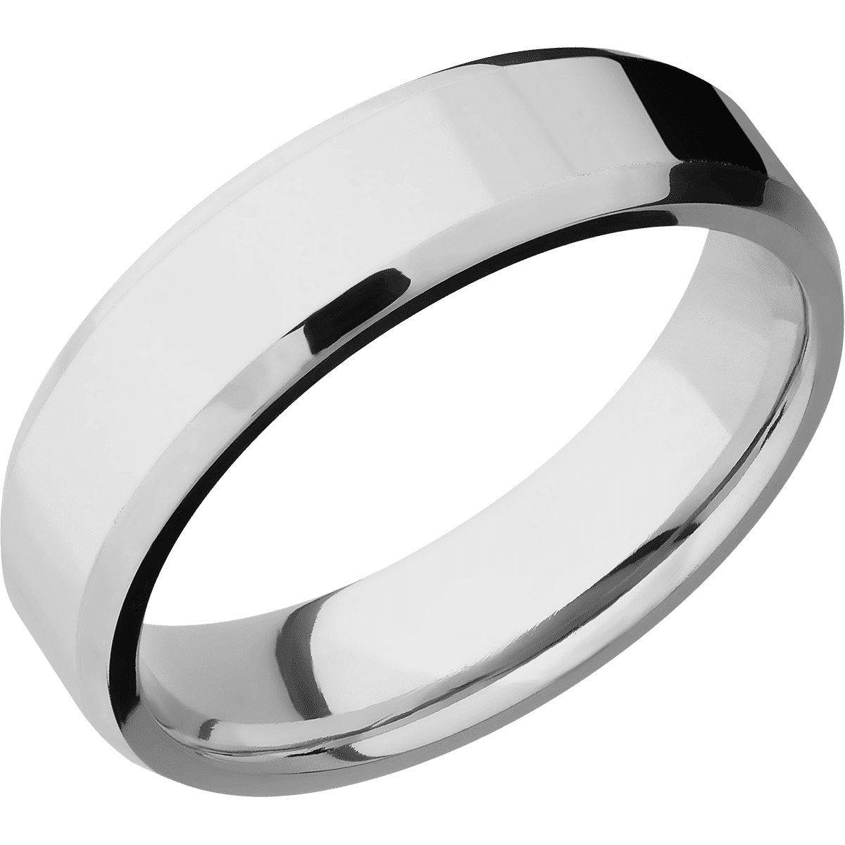 14K White Gold + Polish , Polish Finish