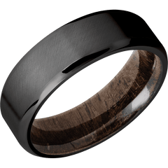 Zirconium + Anglesatin , Polish Finish + Walnut