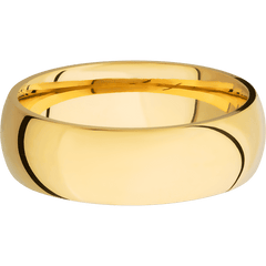 18K Yellow Gold + Polish Finish