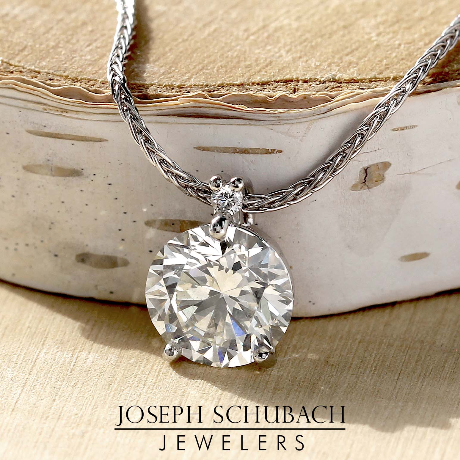 Style 104743: Convertible Solitaire/Halo Diamond Pendant