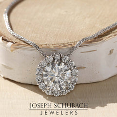 Style 104743: Convertible Solitaire/Halo Diamond Pendant