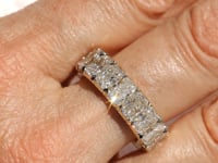 Style 104649: Radiant Cut Diamond Eternity Band