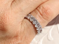 Style 104651: Oval Diamond Eternity Band