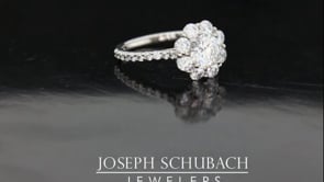 Style 102246-6mm: Round Halo Engagement Ring With Diamonds
