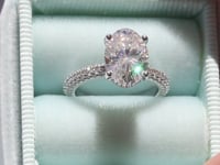 The Blake Engagement Ring with Round Pave Diamonds (Style 103324)