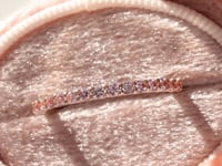 Style 104602: Shared Prong Anniversary Band with Pink Sapphires