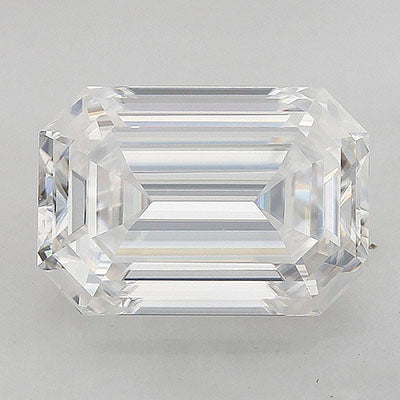 Radiance Brand Premium Moissanite: 1.5ct approx. diamond equivalent (8x5.5mm) elongated emerald cut