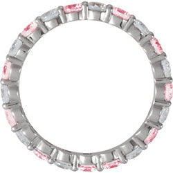 Style 102267: Shared Prong Anniversary Band With 3mm Round Diamonds