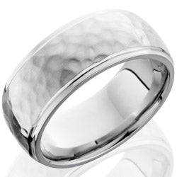 Style 103780: Cobalt Chrome 9mm Domed Band with Grooved Edges