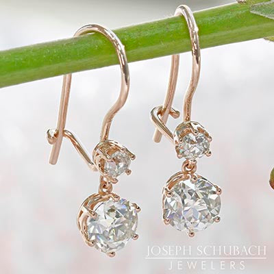 Style 103389: Vintage Inspired Dangle Earrings with Shepherd Hooks