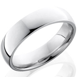 Style 103644: Cobalt Chrome 6mm Domed Band