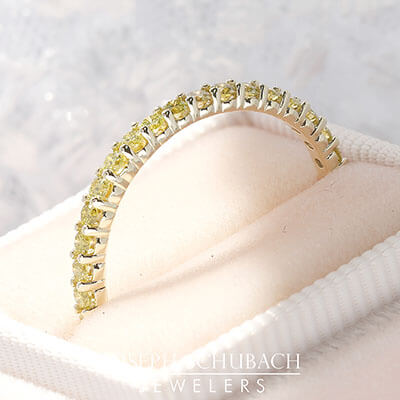 Style 102269: Shared Prong Eternity Band With 1.7mm Round Diamonds