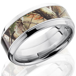 Realtree AP Camo Wedding Band in Cobalt Chrome - Style 103793