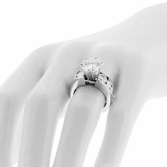 Style 102024: Channel Set Round Engagement Ring With A European Shank