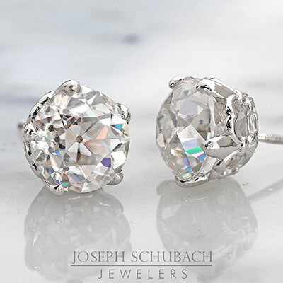 Fleur de Lis Stud Earrings (Style 102017)