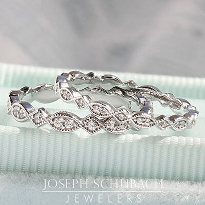 Style 103351: Marquise And Diamond Shape Wedding Band With Round Lab Diamonds And Milgrain Edges
