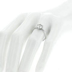 Style 10366-7.5mm: Delicate Round Bezel Set Engagement Ring