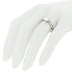 Four Prong Engagement Ring with Diamonds - Joseph Schubach Jewelers
