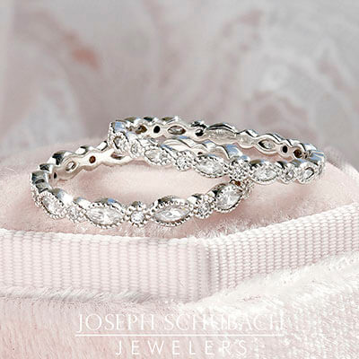 Style 103350: Bezel Set Marquise And Round Lab Diamond Wedding Band With Milgrain Edges