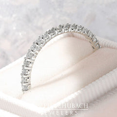 Style 102269: Shared Prong Eternity Band With 1.7mm Round Diamonds