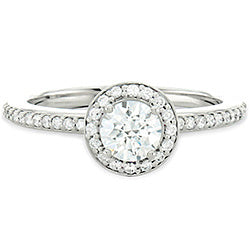 Style 102288-5mm: Round Halo Engagement Ring With Diamonds