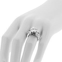 Style 102024: Channel Set Round Engagement Ring With A European Shank