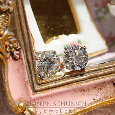 Style 133:  Round Stud Earrings