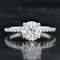The Adeline Delicate Solitaire Engagement Ring