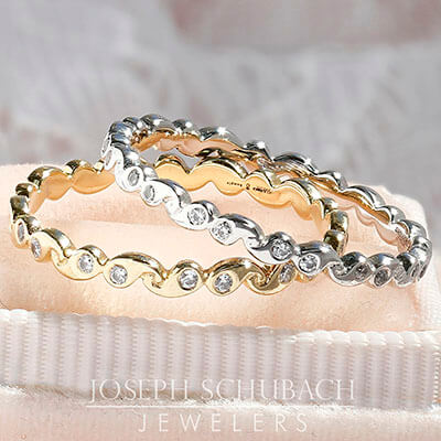 Style 103361: Paisley Design Wedding Band With Round Lab Diamonds