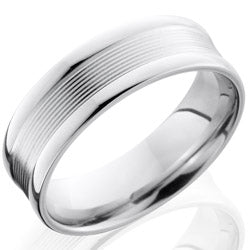 Style 103688: Cobalt Chrome 7mm Band with Rounded Edges