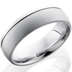 Style 103671: Cobalt Chrome 7mm Domed Band