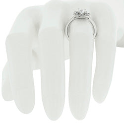 Flower Design Halo Engagement Ring with Diamonds - Joseph Schubach Jewelers